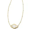 Abbie Gold Pendant Necklace In Ivory Mother-Of-Pearl^Kendra Scott Best