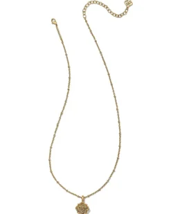 Ansel Rose Short Pendant Necklace In Vintage Gold^Kendra Scott Flash Sale