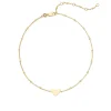 Ari Heart Chain Anklet In 18K Yellow Gold Vermeil^Kendra Scott Best Sale
