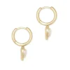 Ari Heart Gold Huggie Earrings In Iridescent Drusy^Kendra Scott Best