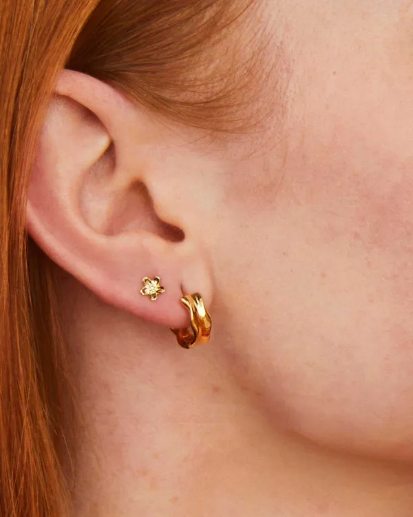 Aspen Huggie Earrings In 18K Gold Vermeil^Kendra Scott Store