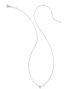 Audrey 14K White Gold Pendant Necklace In White Diamond^Kendra Scott Best
