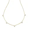 Audrey 14K Yellow Gold Strand Necklace In White Diamond^Kendra Scott Online