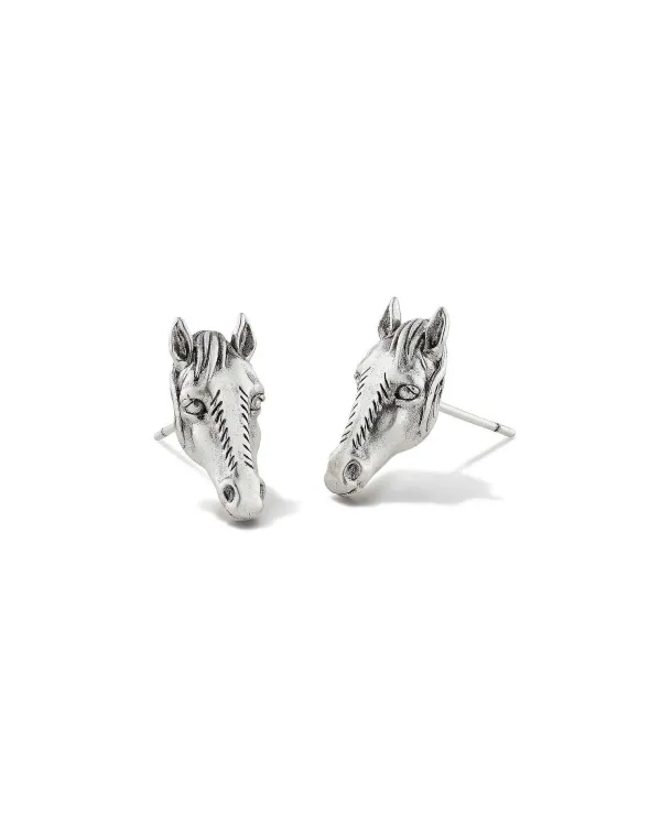 Beau Stud Earrings In Vintage Silver^Kendra Scott Sale