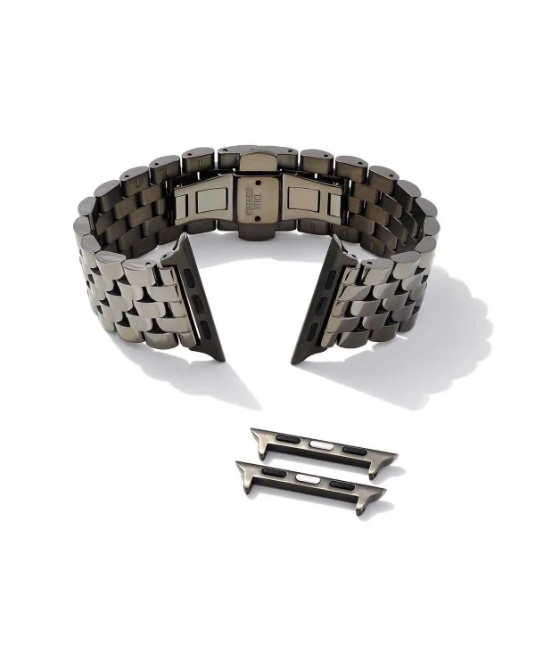 Beck 5 Link Watch Band In Gunmetal Stainless Steel^Kendra Scott Cheap