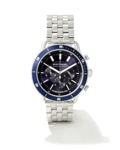 Beck Stainless Steel 44Mm Chronograph Watch In Blue^Kendra Scott Hot