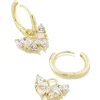 Blair Gold Butterfly Huggie Earrings In White Crystal^Kendra Scott Online