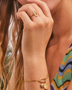 Bristol 18K Gold Vermeil Chain Bracelet In White Sapphire^Kendra Scott Store