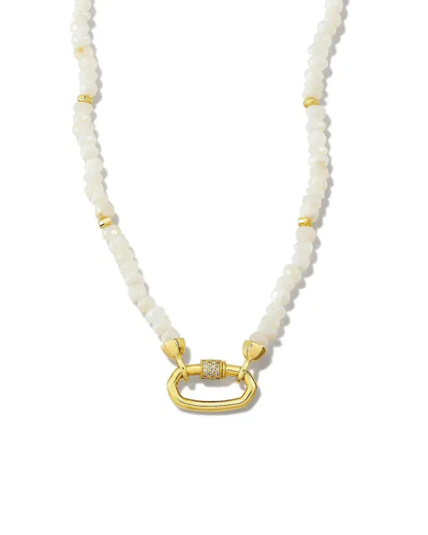Bristol 18K Gold Vermeil Opal Strand Necklace In White Opal^Kendra Scott Cheap