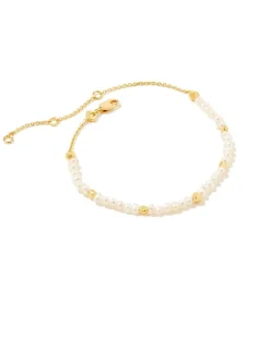 Brooklyn Pearl 18K Gold Vermeil Delicate Chain Bracelet In White Pearl^Kendra Scott Flash Sale
