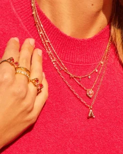 Camry Gold Beaded Strand Necklace In Pastel Mix^Kendra Scott Clearance