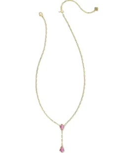 Camry Gold Y Necklace In Azalea Illusion^Kendra Scott Discount