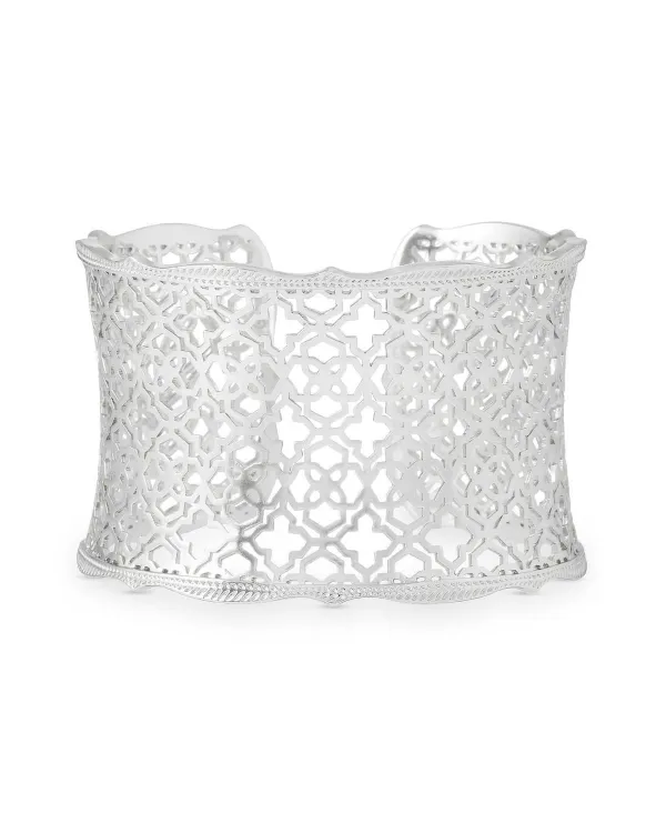 Candice Silver Cuff Bracelet In Silver Filigree Mix^Kendra Scott Fashion