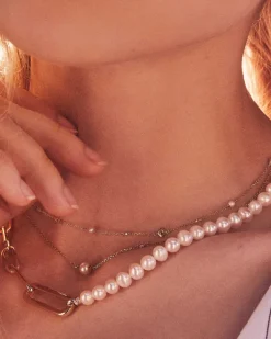 Cathleen 14K Yellow Gold Pendant Necklace In Pearl^Kendra Scott Best Sale