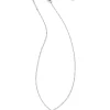 Clover Silver Crystal Short Pendant Necklace In White Crystal^Kendra Scott Fashion