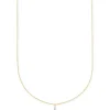 Cross 14K Yellow Gold Pendant Necklace In White Diamonds^Kendra Scott Discount