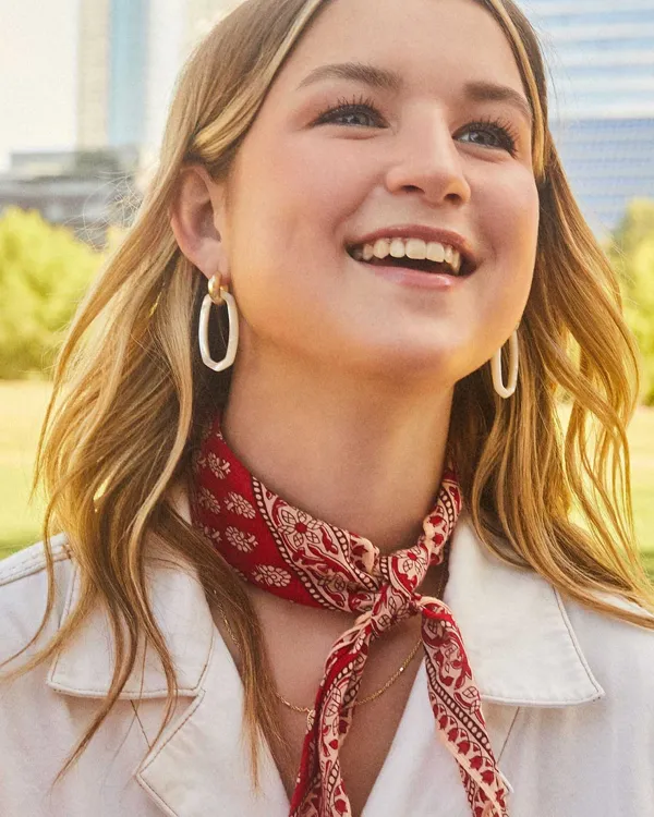 Danielle Gold Convertible Link Earrings In Ivory Mother-Of-Pearl^Kendra Scott Sale