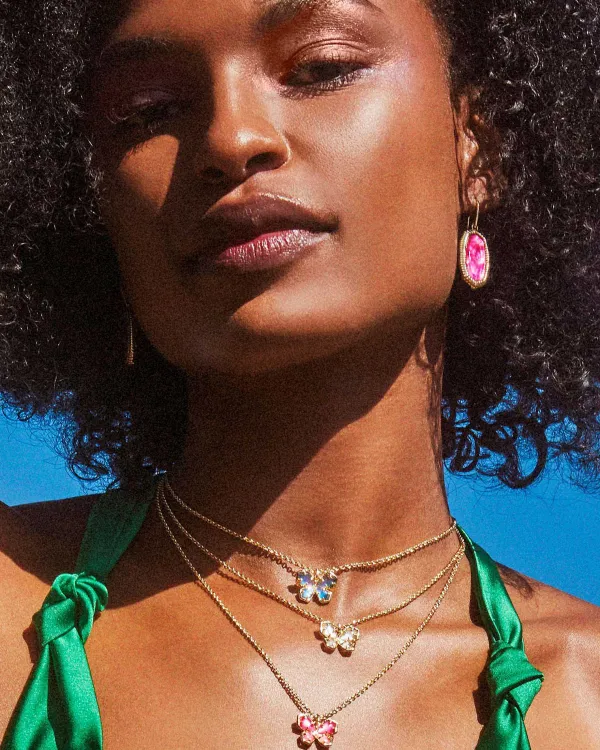Dani Gold Ridge Frame Drop Earrings In Azalea Illusion^Kendra Scott Cheap