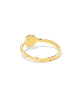 Davie 18K Gold Vermeil Band Ring In Rainbow Moonstone^Kendra Scott Hot