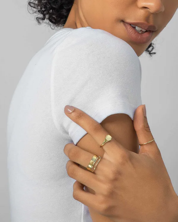 Davis Signet Ring In Sterling Silver^Kendra Scott Sale