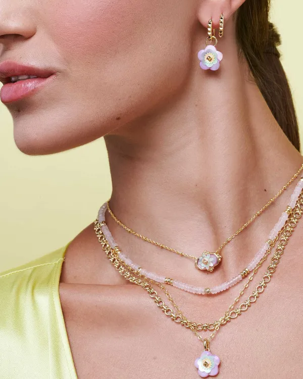 Deliah Convertible Gold Huggie Earrings In Pastel Mix^Kendra Scott Flash Sale