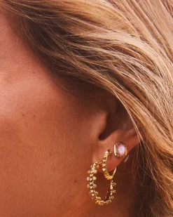 Deliah Convertible Gold Huggie Earrings In Pastel Mix^Kendra Scott Flash Sale