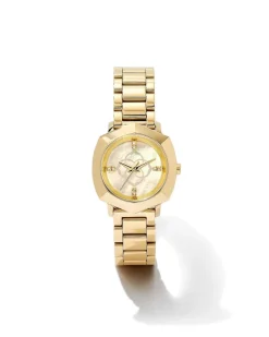 Dira Gold Tone Stainless Steel 28Mm Watch In Ivory Mother-Of-Pearl^Kendra Scott Cheap