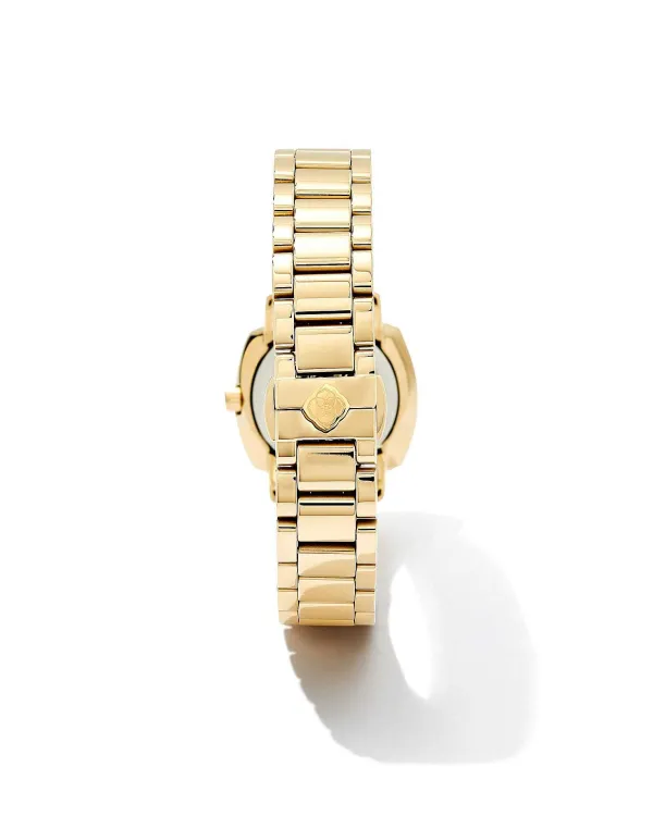 Dira Gold Tone Stainless Steel 28Mm Watch In Ivory Mother-Of-Pearl^Kendra Scott Cheap