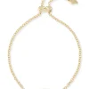 Elaina Gold Adjustable Chain Bracelet In London Blue Glass^Kendra Scott Store