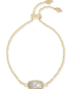 Elaina Gold Adjustable Chain Bracelet In Ivory Mother-Of-Pearl^Kendra Scott Fashion