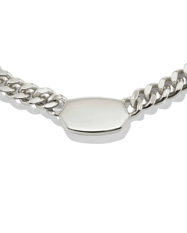 Elisa Curb Chain Necklace In Sterling Silver^Kendra Scott Online