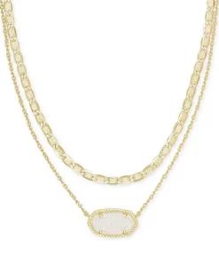 Elisa Gold Multi Strand Necklace In Iridescent Drusy^Kendra Scott Cheap