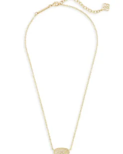 Elisa Gold Pendant Necklace In Gold Filigree^Kendra Scott Sale
