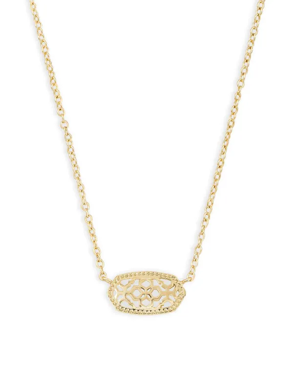 Elisa Gold Pendant Necklace In Gold Filigree^Kendra Scott Sale