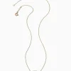 Elisa 14K Yellow Gold Open Frame Pendant Necklace In White Diamond^Kendra Scott Hot