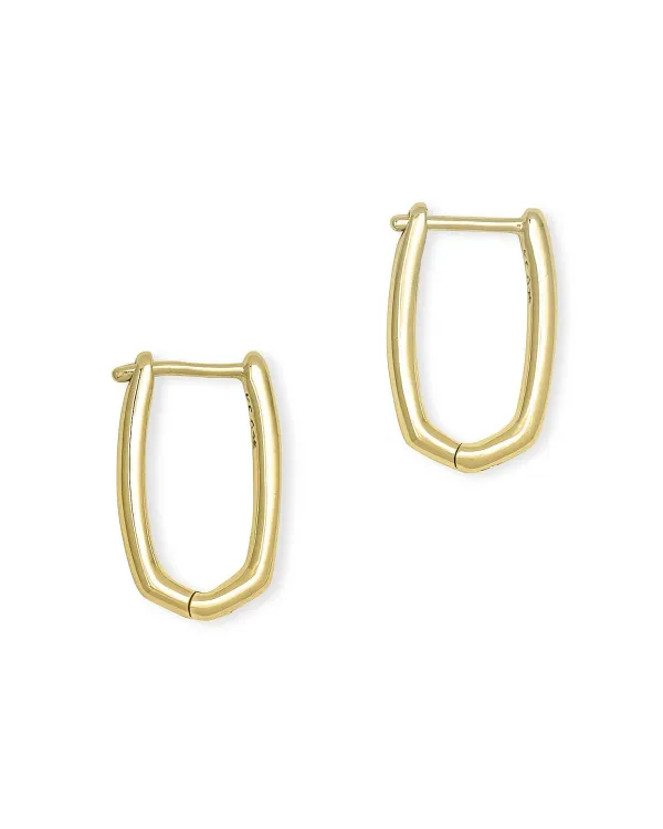 Ellen Huggie Earrings In 18K Gold Vermeil^Kendra Scott Cheap