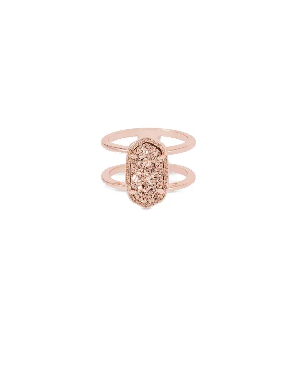 Elyse Rose Gold Ring In Rose Gold Drusy^Kendra Scott Cheap