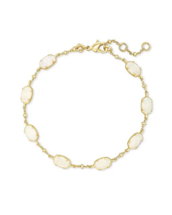 Emilie Gold Chain Bracelet In Iridescent Drusy^Kendra Scott Best
