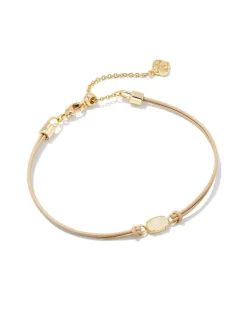 Emilie Gold Corded Bracelet In Iridescent Drusy^Kendra Scott Fashion