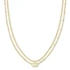 Emilie Gold Multi Strand Necklace In Iridescent Drusy^Kendra Scott Outlet