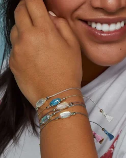 Everlyne Yellow Cord Friendship Bracelet In Dichroic Glass^Kendra Scott Discount