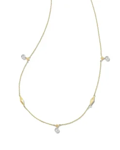 Floating Lab Grown White Diamond Strand Necklace In 14K Yellow Gold^Kendra Scott Fashion