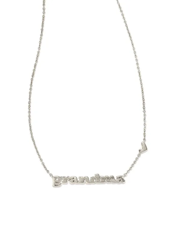 Grandma Pendant Necklace In Silver^Kendra Scott Best