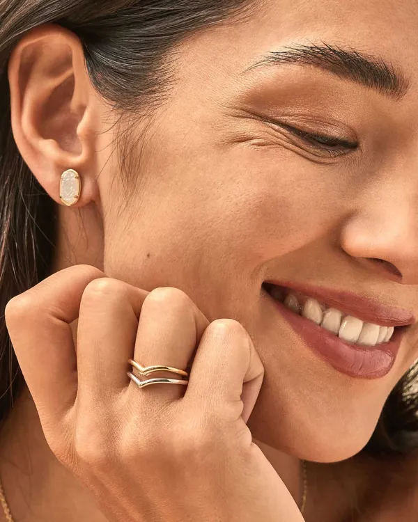 Grayson Gold Stud Earrings In Iridescent Drusy^Kendra Scott Best Sale