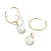 Hadleigh 14K Yellow Gold Huggie Earrings In White Pearl^Kendra Scott Shop