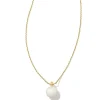 Hadleigh 14K Yellow Gold Pendant Necklace In White Pearl^Kendra Scott Sale