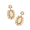 Havana Vintage Gold Statement Earrings In Iridescent Abalone^Kendra Scott Sale