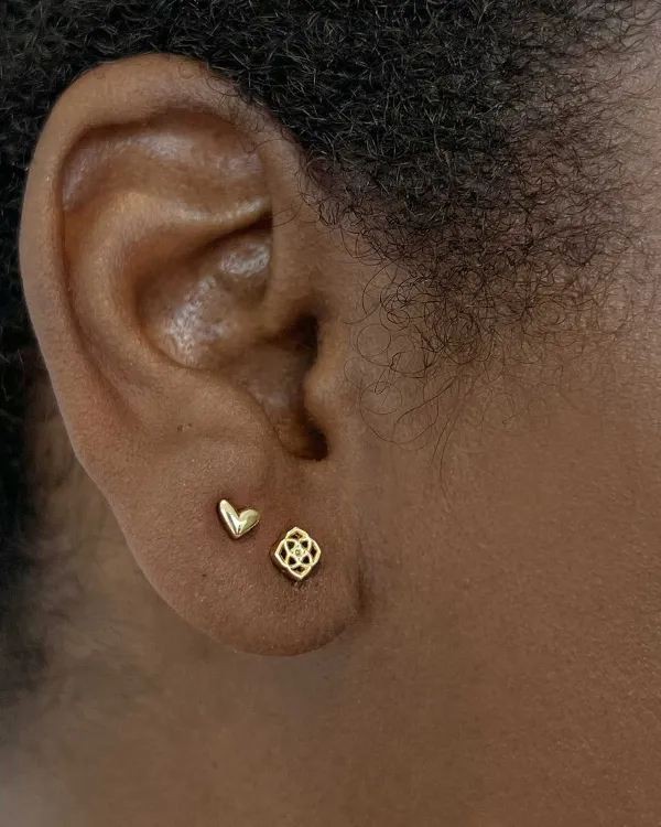Haven Heart Single Stud Earring In Gold^Kendra Scott Best