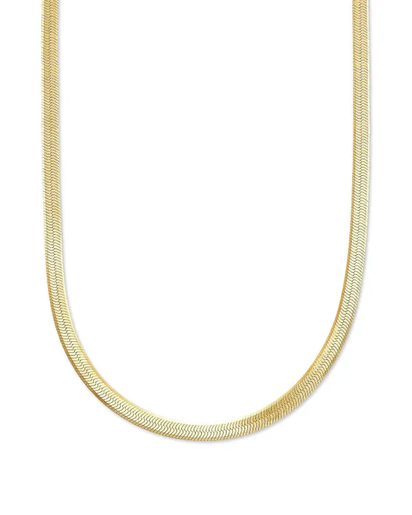 Herringbone Chain Necklace In 18K Gold Vermeil^Kendra Scott Fashion