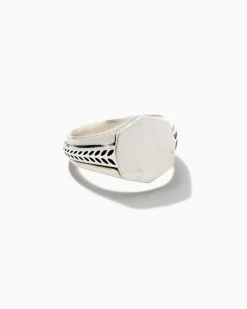 Hicks Signet Ring In Oxidized Sterling Silver^Kendra Scott Online